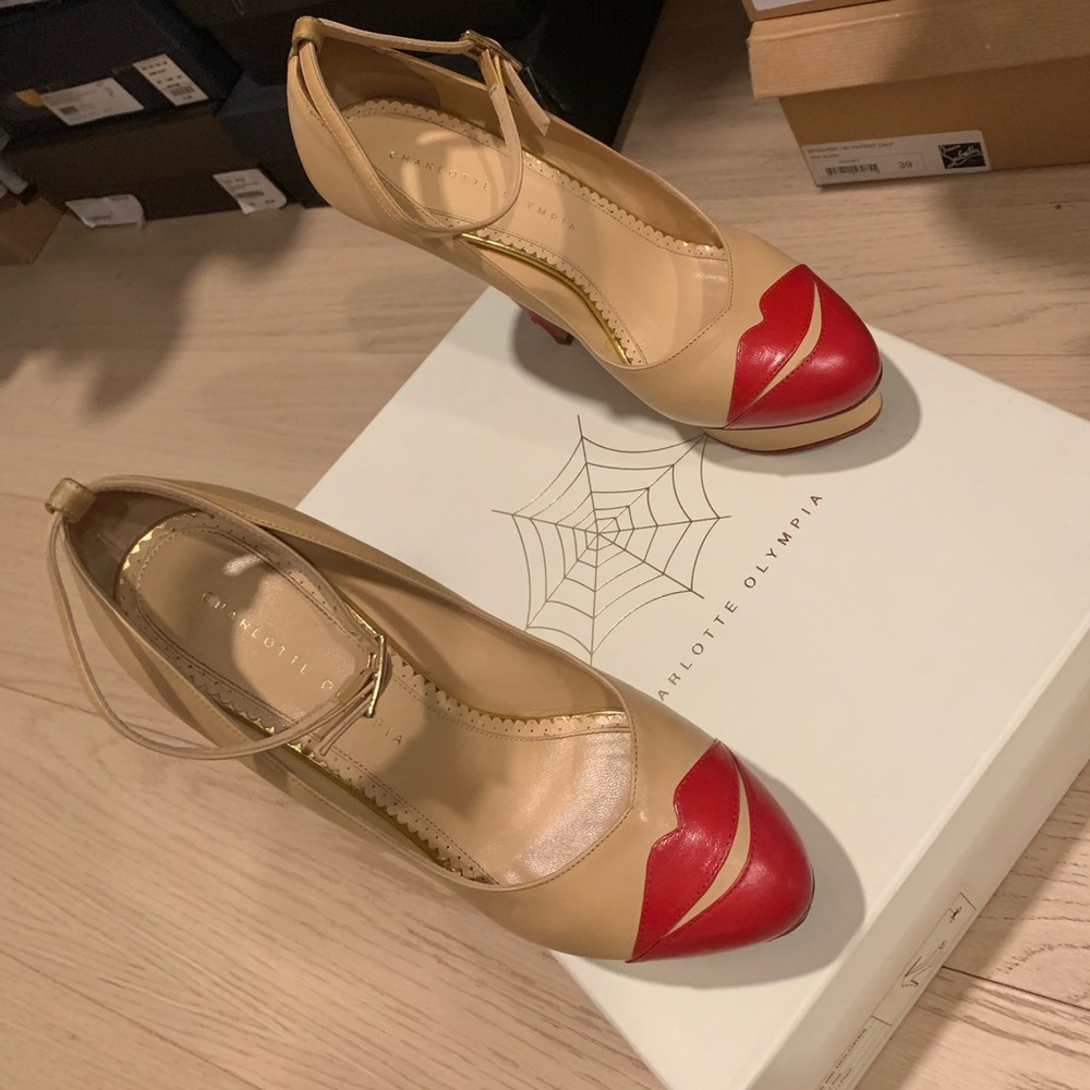 Charlotte Olympia Mary Jane Platform Stilettos